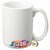 15oz Pure White Subli Coated Mugs  36pcs/case